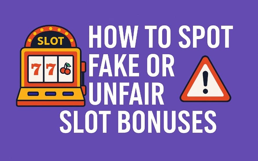 How to Spot Fake or Unfair Slot Bonuses